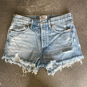 AGOLDE denim shorts